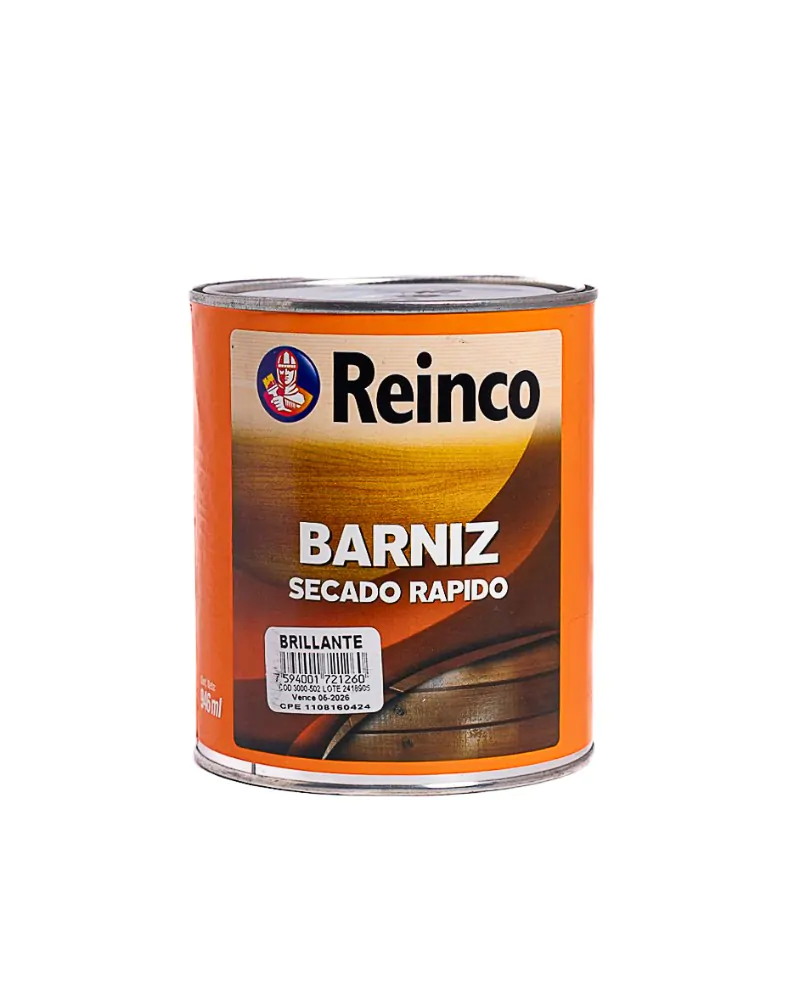 BARNIZ SEC/RAP BRILLANT  1/4 GAL REINC