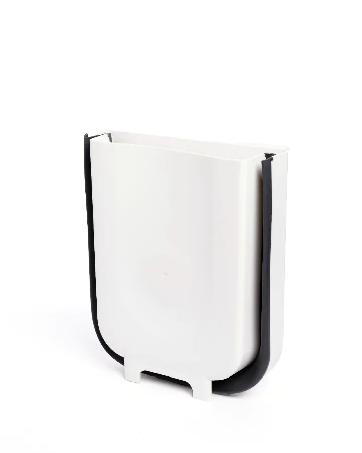 BASURERA PLASTICA BLANCA